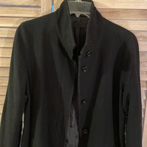 Woman coat black Uniqlo